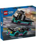 Constructor LEGO City - Mașină de curse și camion de transport auto (60406) - 1t