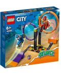 Constructor LEGO City- Stuntz, Provocare de cascadorie cu rotire (60360) - 1t