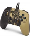 Controller PowerA - Enhanced, cu fir, pentru Nintendo Switch, Ancient Archer - 4t