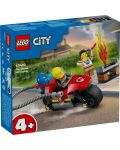 Constructor LEGO City - Bicicleta de salvare de pompieri (60410) - 1t