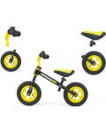 Bicicleta de echilibru Milly Mally -  Dragon Air, negru/galben - 2t