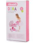 Cărucior pentru păpuși  Chipolino - Dora, fluturi - 5t