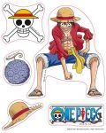 Set de autocolante ABYstyle Animation: One Piece - Luffy & Law - 2t