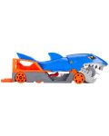 Set Mattel Hot Wheels - Transportor auto Rechin, cu o masina - 6t