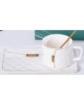 Set pentru bauturi calde Morello - White Brave, 250 ml, 3 părți - 1t