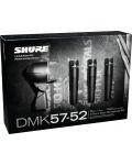 Set microfon tobe Shure - DMK57-52, negru - 3t