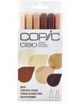 Set de markere Too Copic Ciao - Tonuri corporale, 6 culori - 1t