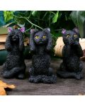 Set de statuete Nemesis Now Adult: Humor - Three Wise Felines, 8 cm - 5t