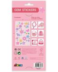 Set stickere cu margele Avenir - Flori - 2t