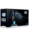 Set figurine de colecție McFarlane DC Comics: Batman - Lucius Fox & Tumbler (Gold Label) - 11t