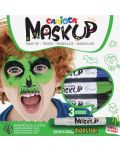 Set vopsele pentru fata Carioca Mask up - Monstru, 3 culori - 1t