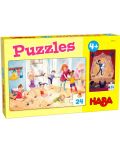 Set puzzle Haba - Balerine, 2 piese - 1t