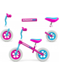 Bicicleta de echilibru Milly Mally - Dragon Air, albastru-roz - 2t