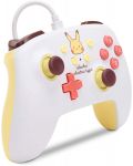Controler PowerA - Enhanced, cu fir, pentru Nintendo Switch, Pikachu Electric Type - 2t