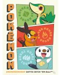 Set mini postere GB Eye Games: Pokemon - Starters - 6t