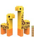 constructor 2 în 1 BioBuddi - Girafă, 14 părți - 3t