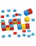 Set de cuburi magnetice Geomag - Magicube, Word Building EU, 79 de părți - 3t