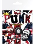 Set insigne GB eye Music: Punk - I want Anarchy - 1t