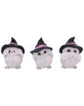 Set de statuete Nemesis Now Adult: Humor - Three Wise Feathered Familiars, 9 cm - 1t