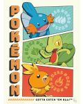 Set mini postere GB Eye Games: Pokemon - Starters - 8t