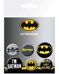 Set insigne GB eye DC Comics: Batman - Batman will Prevail	 - 1t