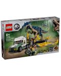 Constructor LEGO Jurassic World - Misiunea Dinozaur: Camion de transport pentru un Allosaurus(76966) - 1t