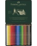 Set de creioane colorate Faber-Castell Polychromos - 24 de culori - 4t