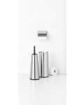 Set de 3 accesorii pentru toaletă Brabantia - ReNew, Matt Steel - 3t