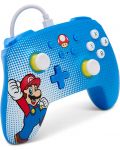 PowerA Controller - îmbunătățit, cu fir, pentru Nintendo Switch, Mario Pop Art - 2t