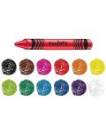 Set pasteluri lavabile Carioca - Wax crayons, 12 culori - 2t