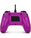 Controller PowerA - Enhanced, cu fir, pentru Nintendo Switch, Grape Purple - 3t