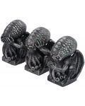 Set de figurine Nemesis Now Books: Cthulhu - Three Wise Cthulhu, 7 cm - 2t