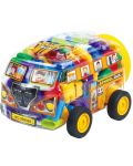 Constructor în cutie Raya Toys - Autobuz, 140 de piese - 1t