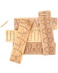 Smart Baby - Set de plăci de scris din lemn tactil, 5 bucăți - 1t