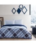 Set dormitor cu pătură TAC - Rialta, albastru - 2t