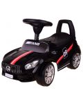 Mașină de călărie Baby Mix - Racer, neagră - 1t