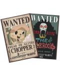 GB eye Animation Mini Poster Set: One Piece - Brook & Chopper Wanted Postere - 1t