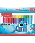 Set carioci Maped Color Peps - Ocean, 36 culori - 1t