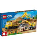 Constructor LEGO City - Şantier cu camioane (60391) - 1t