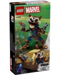 Constructor LEGO Marvel Super Heroes - Rocket și Baby Groot (76282) - 8t