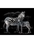 Set de gravură Royal Silver - Zebra, 20 x 25 cm - 1t