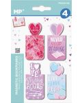 Set semn de carte magnetice MP - Love, 4 buc. - 1t