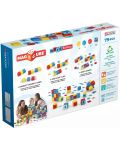 Set de cuburi magnetice Geomag - Magicube, Word Building EU, 79 de părți - 5t