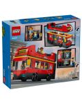 Constructor  LEGO City - Autobuz turistic roșu cu etaj(60407) - 8t