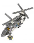 Constructor Alleblox Military Force - Elicopter, 179 piese - 4t