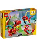 Constructor LEGO Creator 3 în 1 - Dragon roșu (31145) - 9t