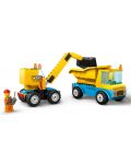 Constructor LEGO City - Şantier cu camioane (60391) - 4t