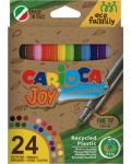 Set carioci Carioca Eco Family - Joy, 24 de culori, super lavabil - 1t