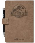 Set notebook cu stilou Erik Movies: Jurassic Park - Welcome to Jurassic Park, format A5 - 4t