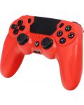 Controller SteelDigi - Steelshock v3 Payat, wireless, pentru PS4, roșu - 2t